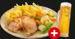 XXXLutz Opti Wohnwelt Schweinerückensteak mit Pommes Angebot