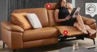 XXXLutz Valdera Leder-Sofa 2,5-sitzig Angebot