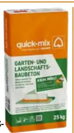 OBI Quick-Mix Garten- und Landschaftsbaubeton Angebot