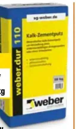 OBI Saint-Gobain Weber Kalk-Zementputz weber.dur 110 Angebot