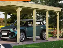 OBI Skan Holz Flachdach-Doppelcarport Friesland Angebot