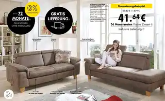 Hardeck Steinpol polsteria wohnlandschaft lava Angebot