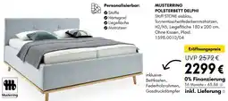 Hardeck Musterring polsterbett delphi Angebot