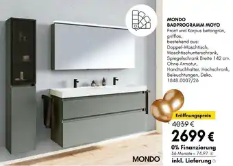 Hardeck Mondo badprogramm moyo Angebot