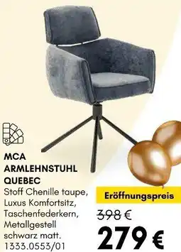 Hardeck MCA Armlehnstuhl Quebec Angebot