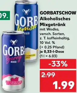 Kaufland GORBATSCHOW Alkoholisches Mixgetränk Angebot