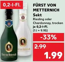 Kaufland FÜRST VON METTERNICH Sekt Angebot
