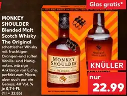 Kaufland MONKEY SHOULDER Blended Malt Scotch Whisky The Original Angebot