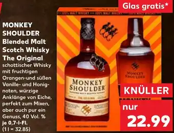 Kaufland MONKEY SHOULDER Blended Malt Scotch Whisky The Original Angebot