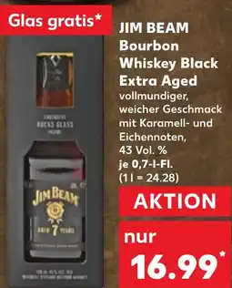 Kaufland JIM BEAM Bourbon Whiskey Black Extra Aged Angebot