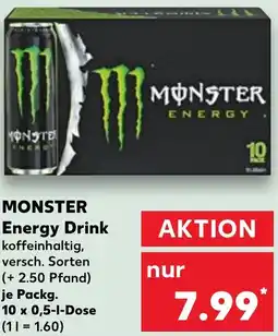Kaufland MONSTER Energy Drink Angebot