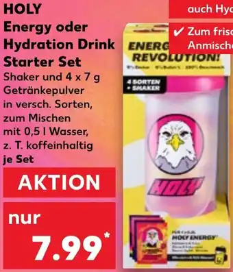 Kaufland HOLY Energy oder Hydration Drink Starter Set Angebot