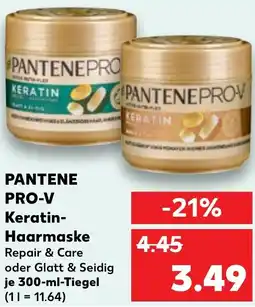 Kaufland PANTENE PRO-V Keratin Haarmaske Angebot