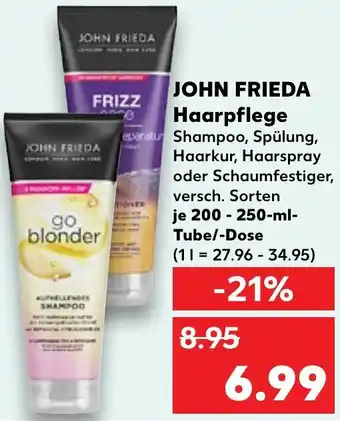 Kaufland JOHN FRIEDA Haarpflege Angebot