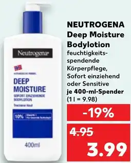 Kaufland NEUTROGENA Deep Moisture Bodylotion Angebot