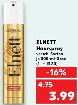 Kaufland ELNETT Haarspray Angebot