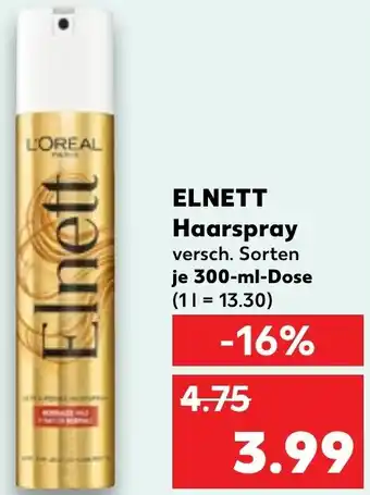 Kaufland ELNETT Haarspray Angebot