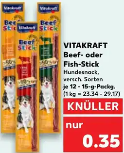Kaufland VITAKRAFT Beef- oder Fish-Stick Angebot