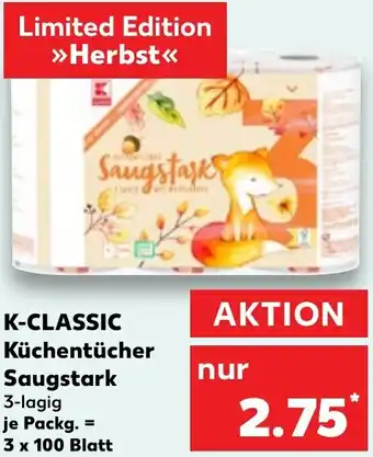 Kaufland K-CLASSIC Küchentücher Saugstark Angebot