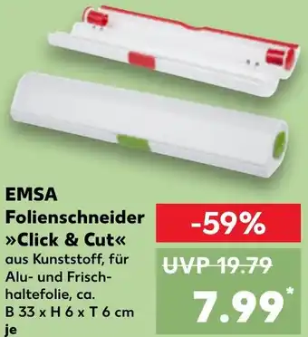 Kaufland EMSA Folienschneider Click & Cut Angebot