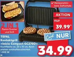 Kaufland TEFAL Kontaktgrill Inicio Compact GC270D Angebot