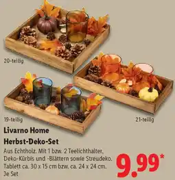 Lidl Livarno Home Herbst-Deko-Set Angebot