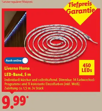 Lidl Livarno Home LED-Band, 5 m Angebot