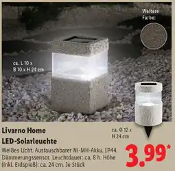 Lidl Livarno Home LED-Solarleuchte Angebot