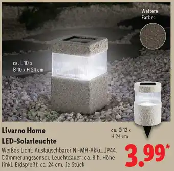 Lidl Livarno Home LED-Solarleuchte Angebot