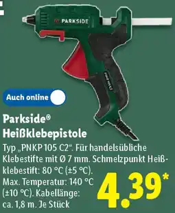 Lidl Parkside Heißklebepistole Angebot