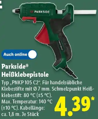 Lidl Parkside Heißklebepistole Angebot