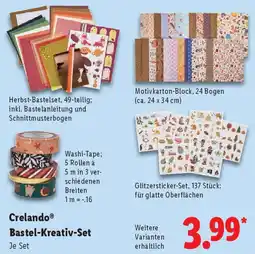 Lidl Crelando Bastel-Kreativ-Set Angebot