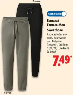 Lidl Esmara/ Esmara Men Sweathose Angebot