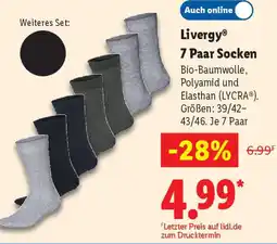 Lidl Livergy 7 Paar Socken Angebot