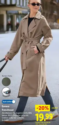 Lidl Esmara Trenchcoat Angebot