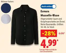 Lidl Esmara Musselin-Bluse Angebot