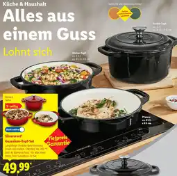 Lidl Silvercrest Gusseisen-Topf-Set Angebot