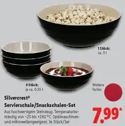 Lidl Silvercrest Servierschale/Snackschalen-Set Angebot