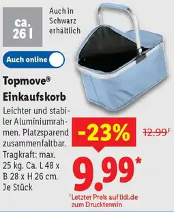 Lidl Topmove Einkaufskorb Angebot