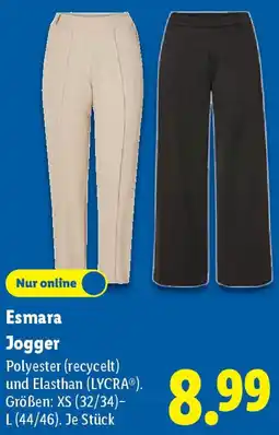 Lidl Esmara Jogger Angebot