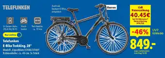 Lidl Telefunken E-Bike Trekking, 28" Angebot