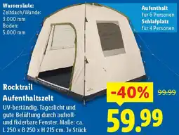 Lidl Rocktrail Aufenthaltszelt Angebot