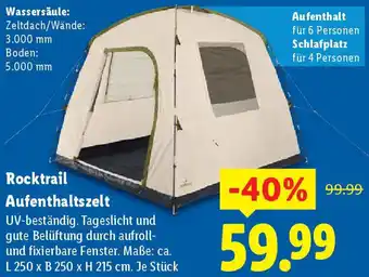 Lidl Rocktrail Aufenthaltszelt Angebot