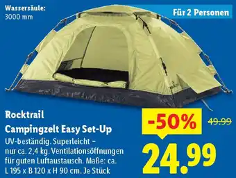 Lidl Rocktrail Campingzelt Easy Set-Up Angebot
