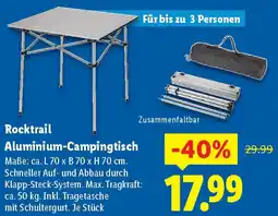 Lidl Rocktrail Aluminium-Campingtisch Angebot