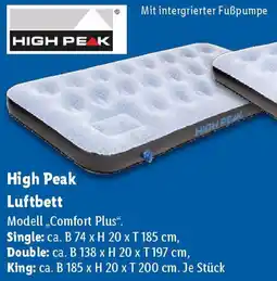 Lidl High Peak Luftbett Single Angebot