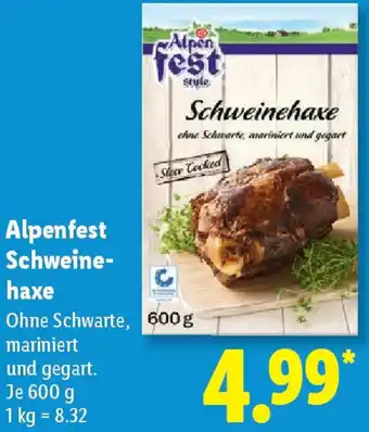 Lidl Alpenfest Schweinehaxe Angebot