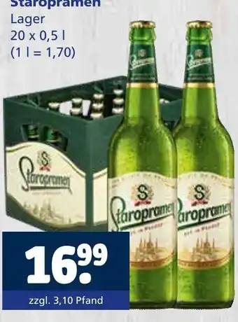 Getränkewelt Staropramen lager Angebot
