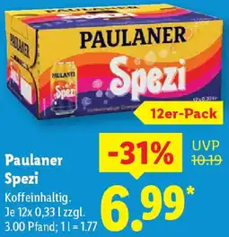 Lidl Paulaner Spezi Angebot