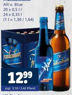 Getränkewelt Frankenheim alt o. blue Angebot